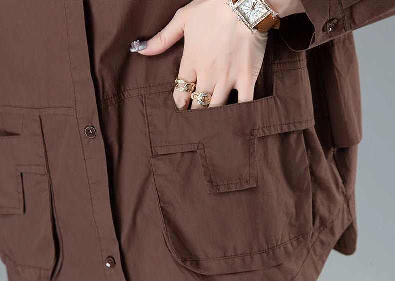 Single-Breasted Casual Jacket