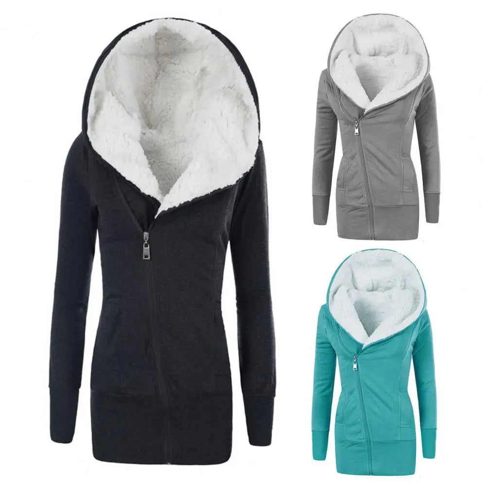 Fleece Lined Hooded Jacket