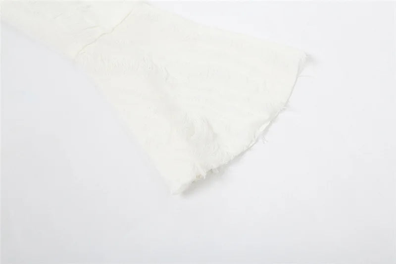 Ruffle Charm Irregular Street Blouse