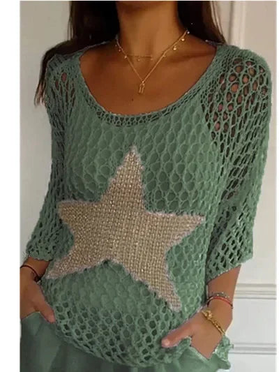 Starline Elegance Knit Commuter Top