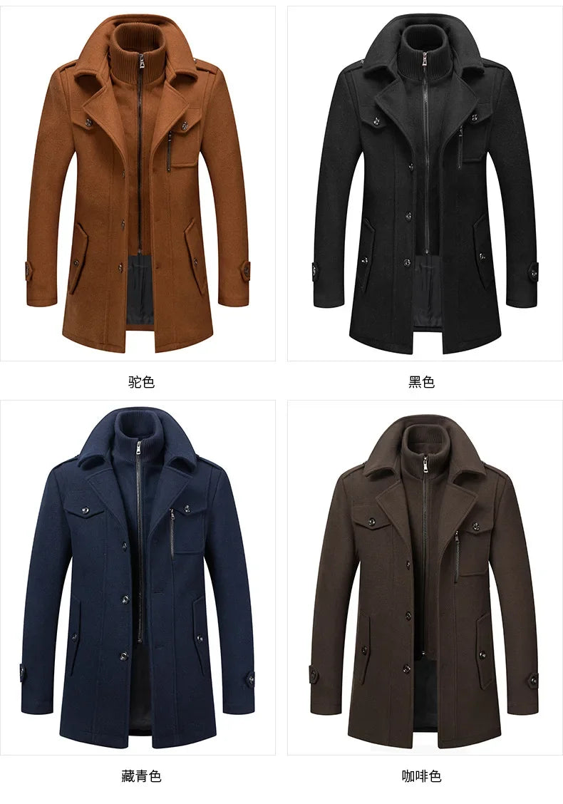 Regent Frost Wool Business Coat