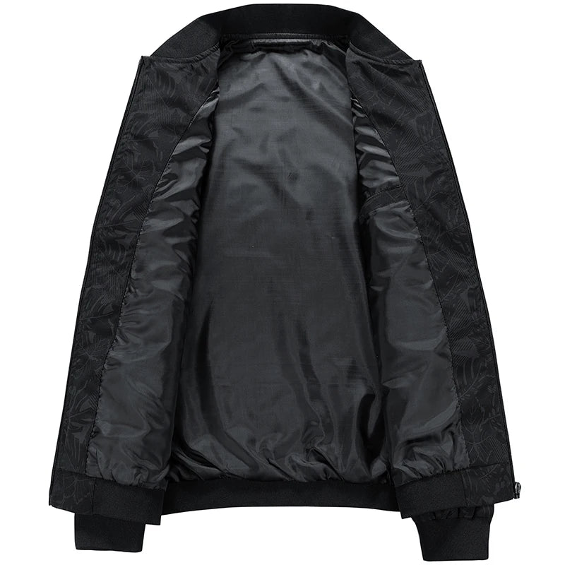 Camouflage Edge Slim Fit Jacket Men Rich Allure