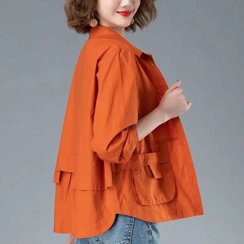 Single-Breasted Casual Jacket