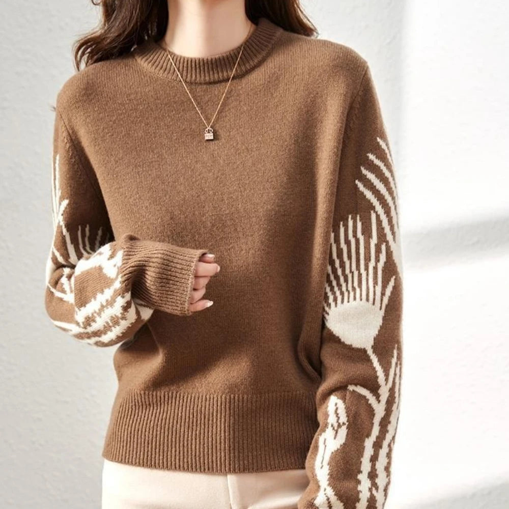 Mono Muse Graphic Knit Pullover