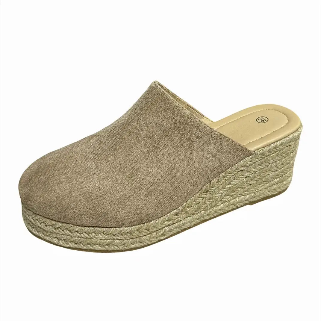 Sky Lift Steps Closed Toe Wedge Espadrilles