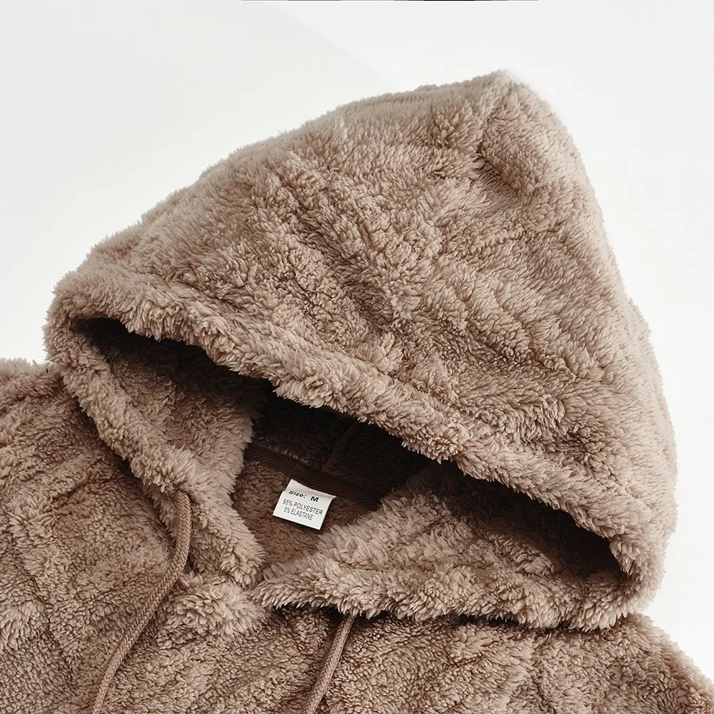 Shadow Weave Luxe Dual Velvet Hoodie