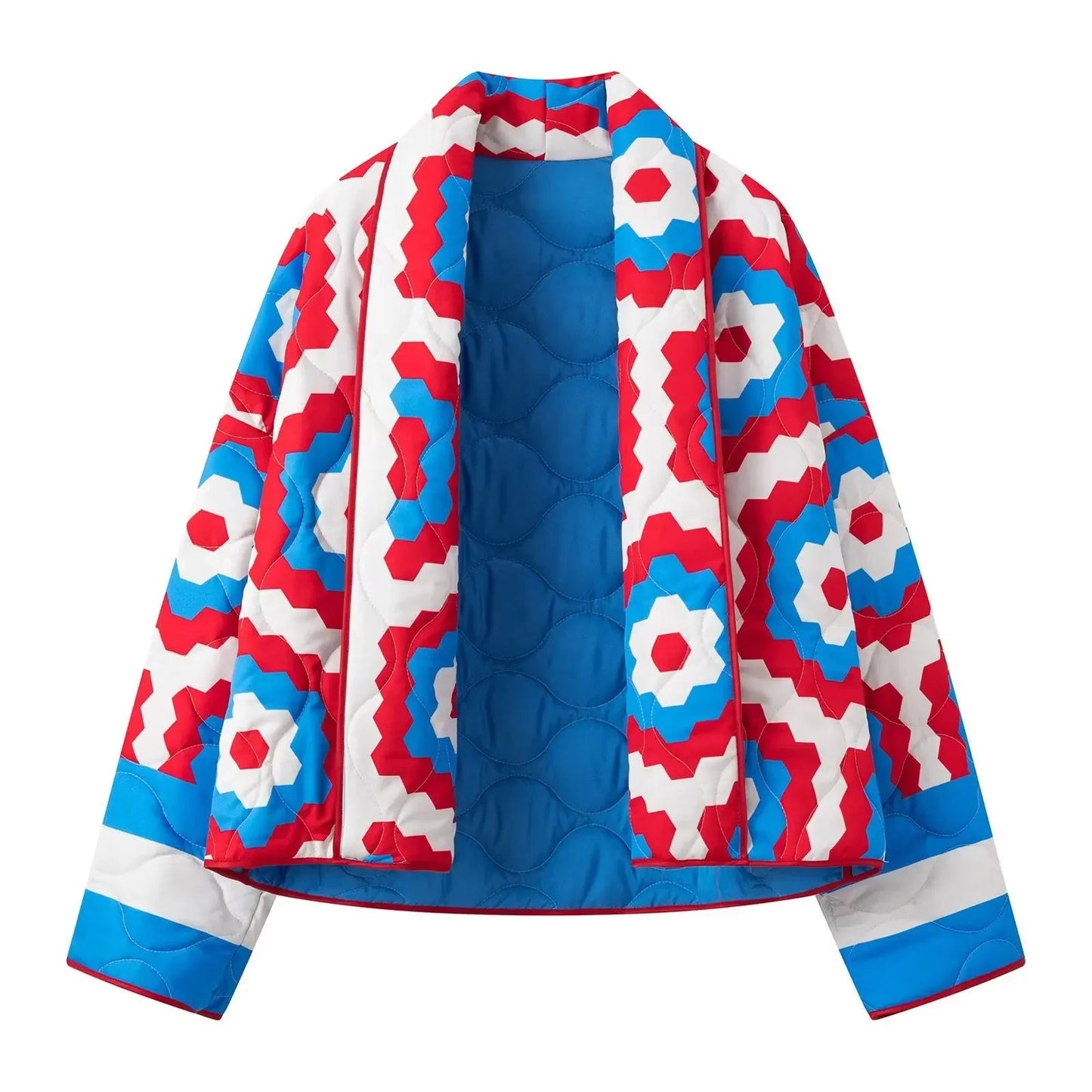 Geo Loom Vintage Splice Parka Rich Allure