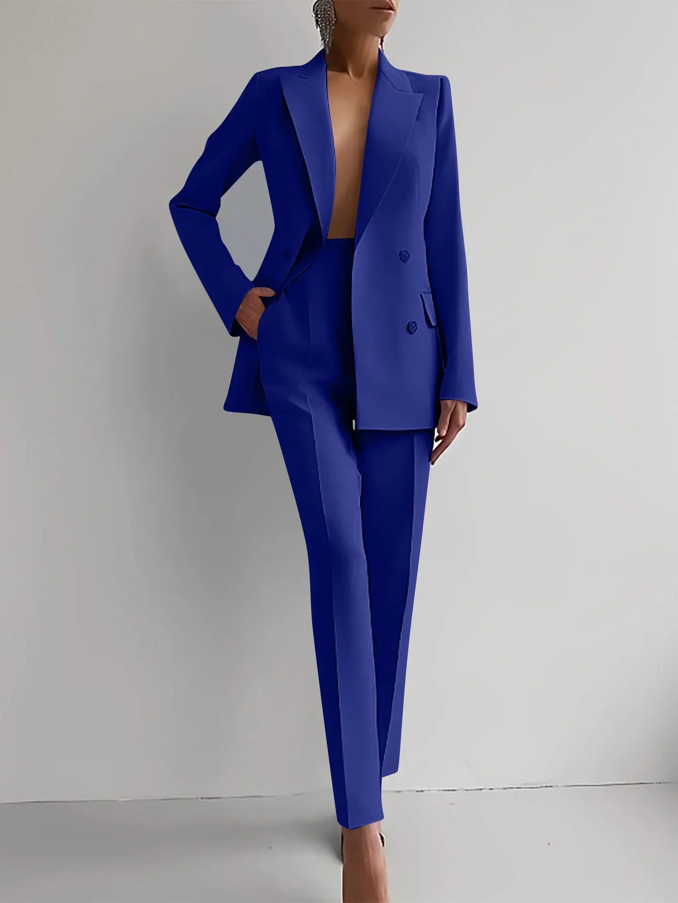 Elegant Solid Western Suit Set