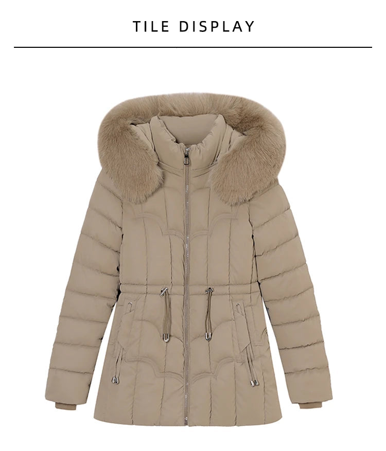 Padded Hooded Down Jacket Rich Allure