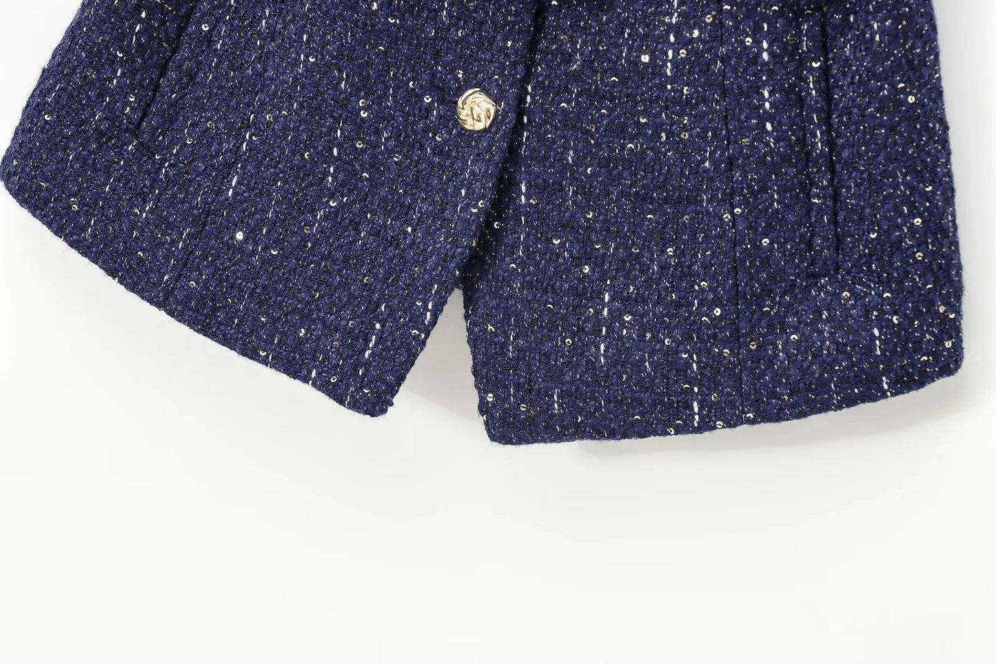 Glam Sequin Belted Vest