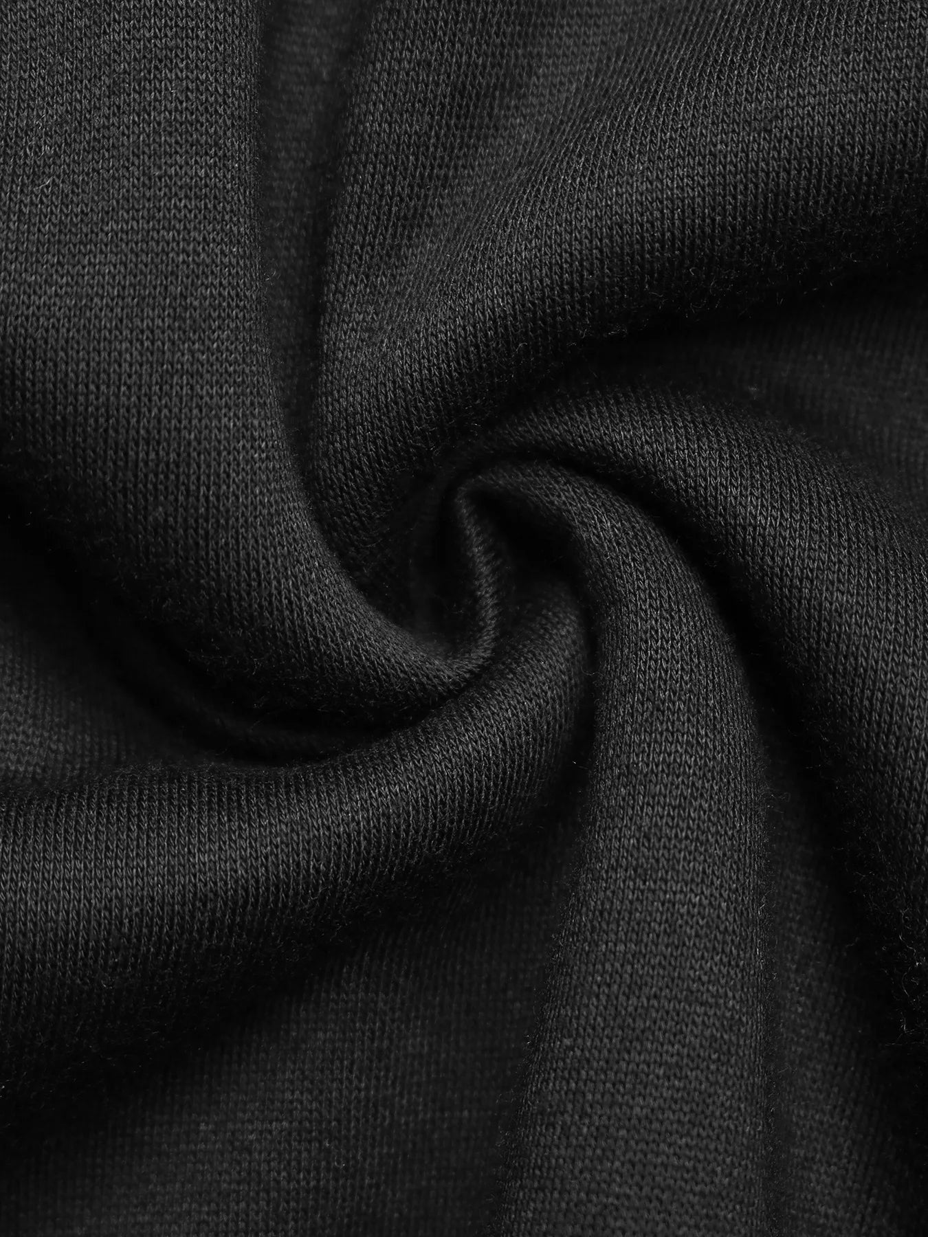 Embroidered Black Cozy Hoodie