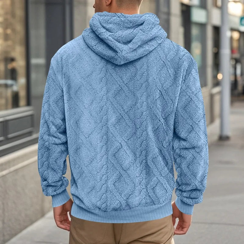 Shadow Weave Luxe Dual Velvet Hoodie