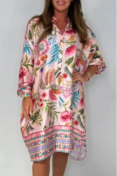 Boho Luxe V-Neck Beach Midi Dress