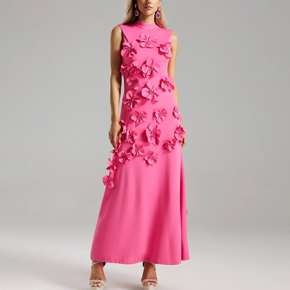 Lace Luxe Patchwork High Waist Dress