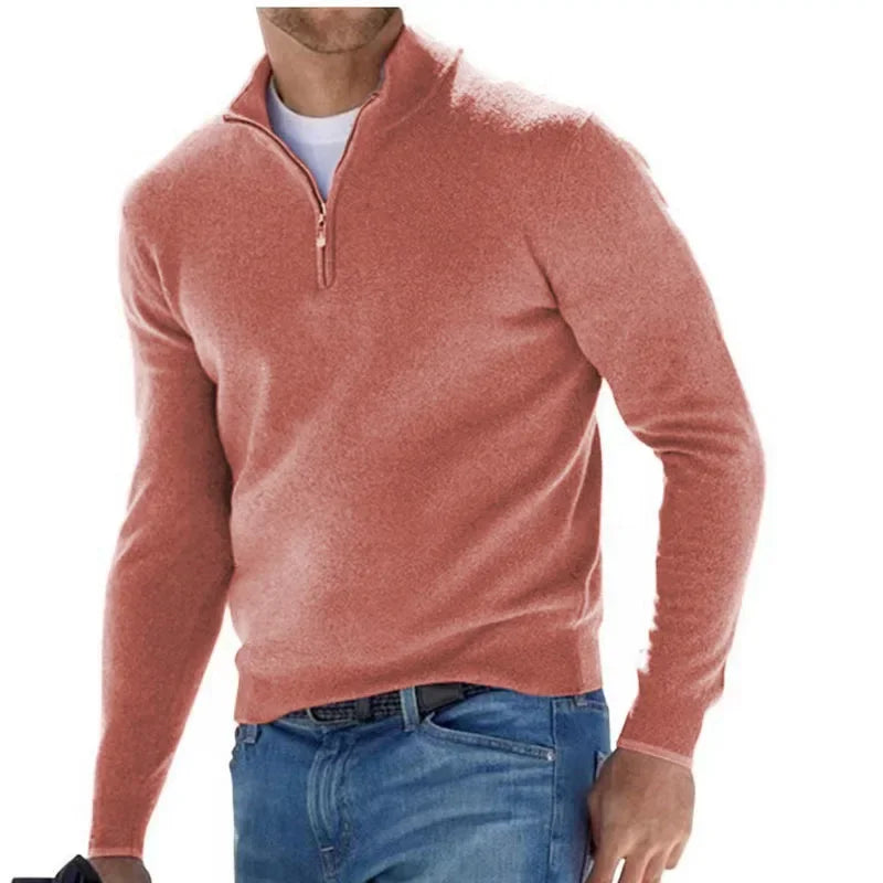 ZipVibe Men's Polo Sweater