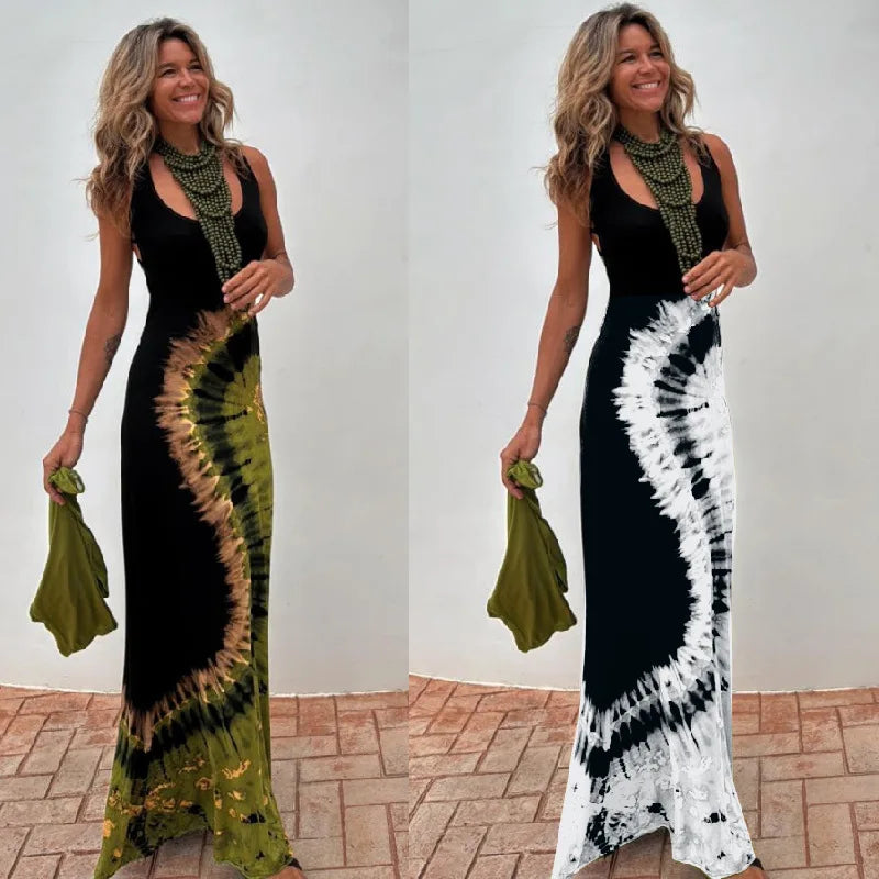Lace Whisper Printed Spring Dress