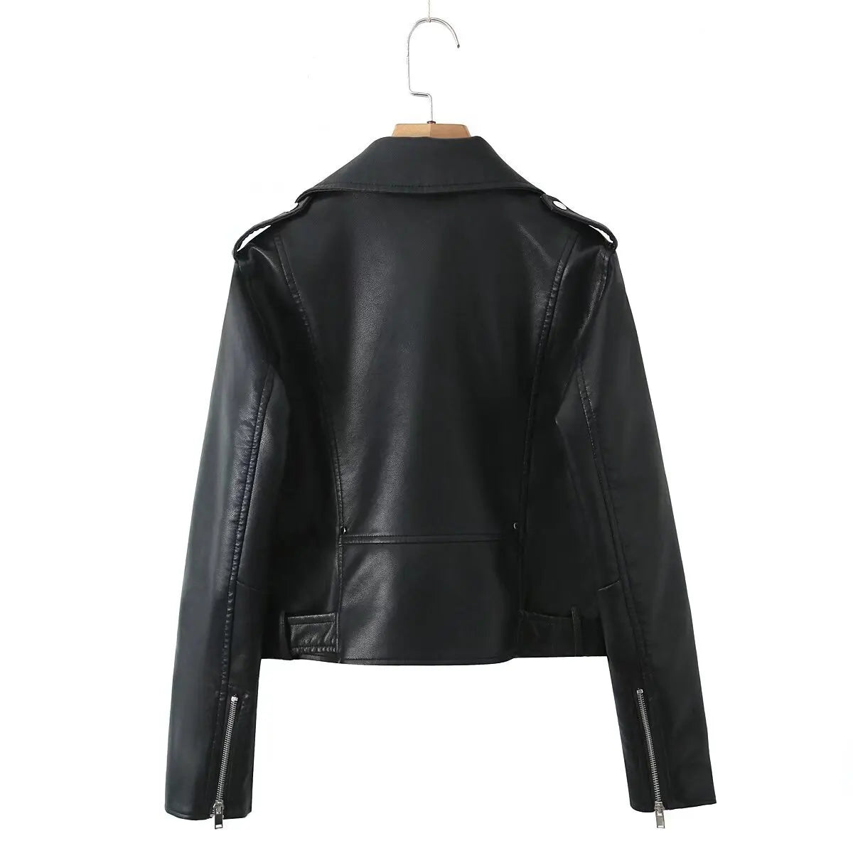 Chic Rider Short PU Leather Jacket