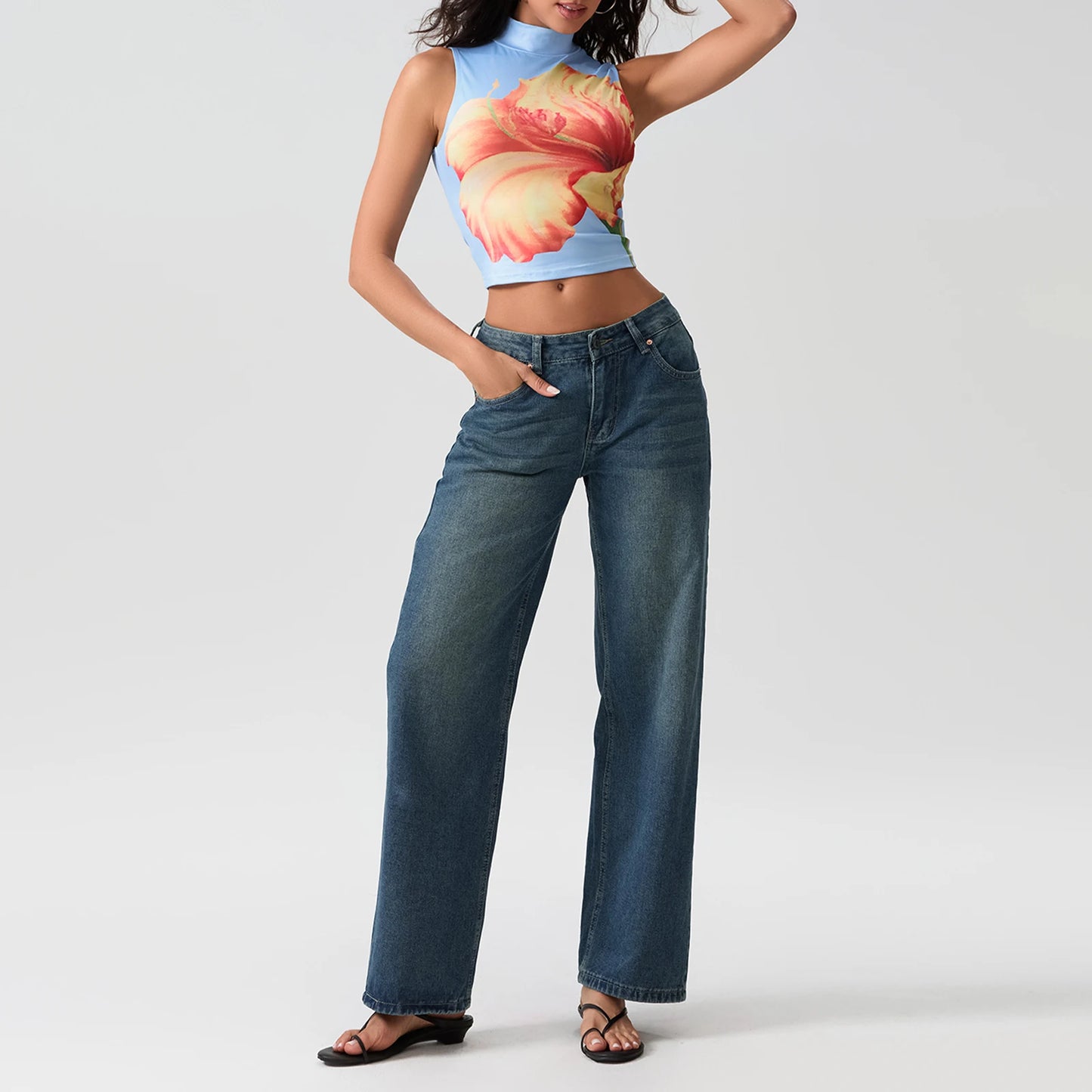 Casual Vibe Wide Leg Denim