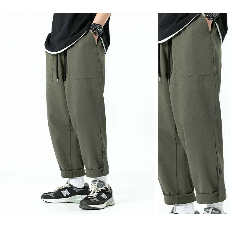 Men’s Cotton Straight Cargo Pants