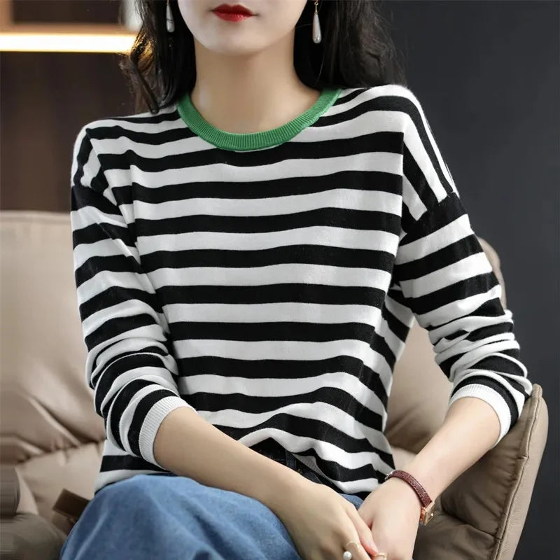 Classic Striped Cotton Tee