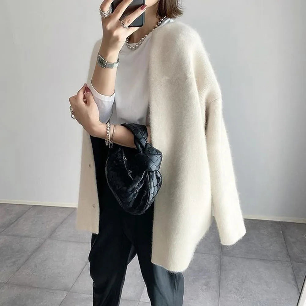 Elegance Blend Mid-Length Wool Coat