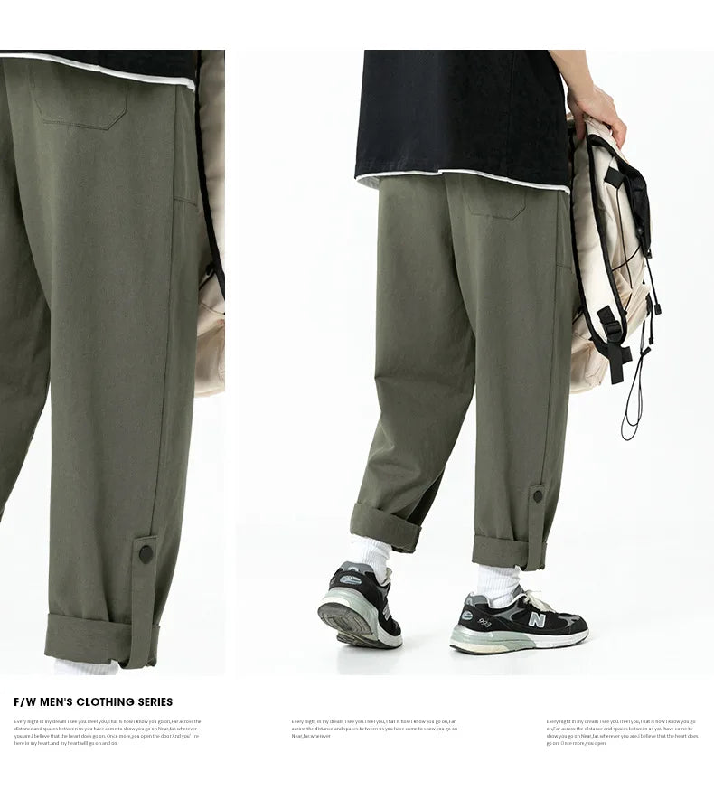 Men’s Cotton Straight Cargo Pants