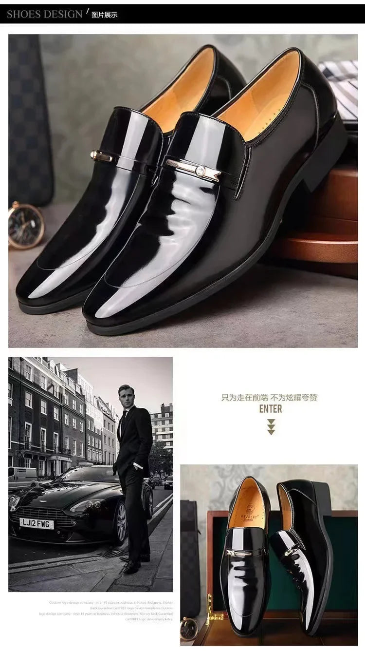 Imperial Gloss Black Oxford Shoes