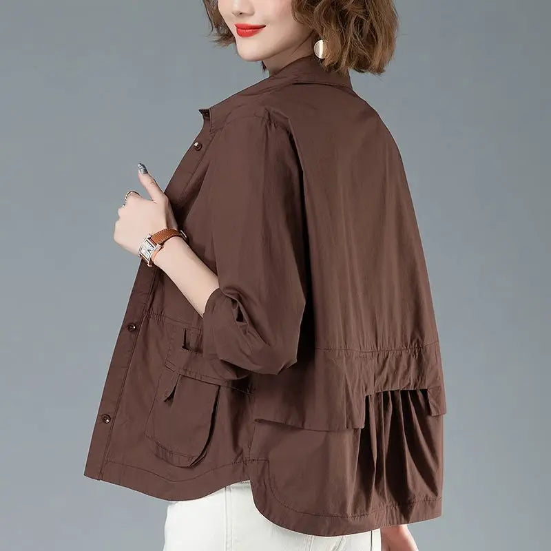 Single-Breasted Casual Jacket