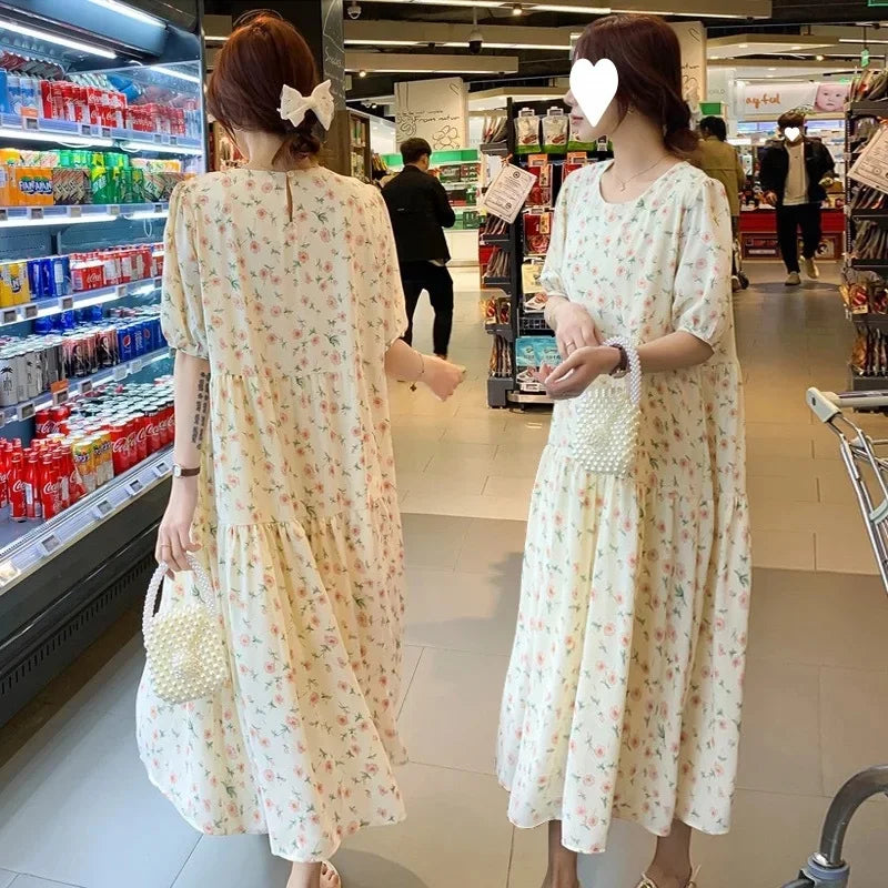 Blossom Ease Plus Midi Dress