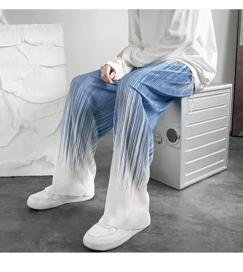 Silken Flow Harajuku Wide Leg Pants