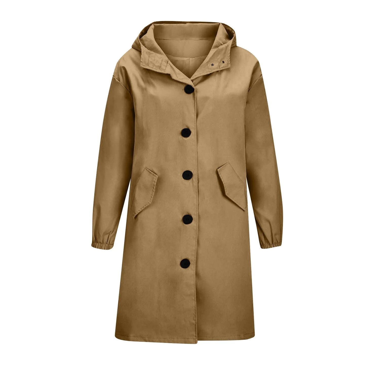 Women’s Long Hooded Trench Coat