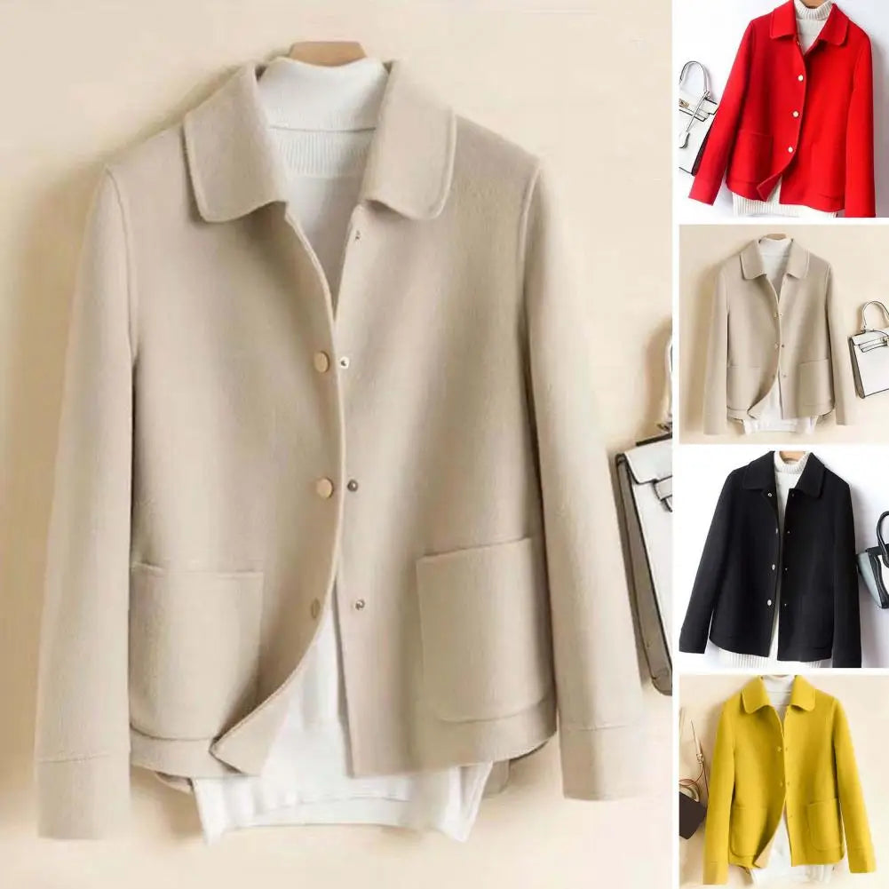 Double-Sided Lapel Winter Coat