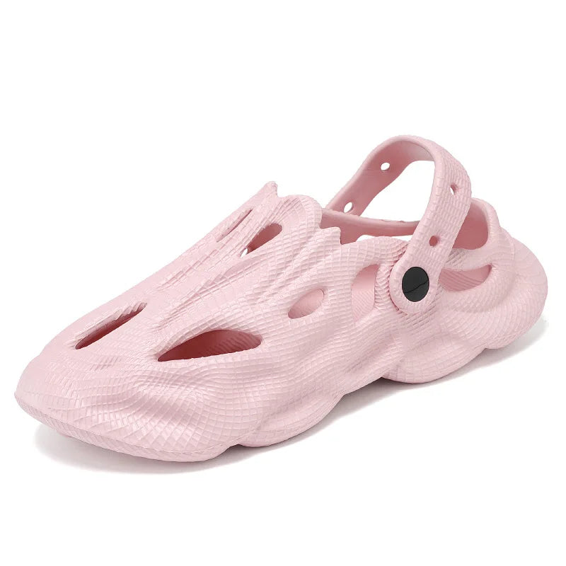 Breeze flow Hollow Clog Sandals Rich Allure