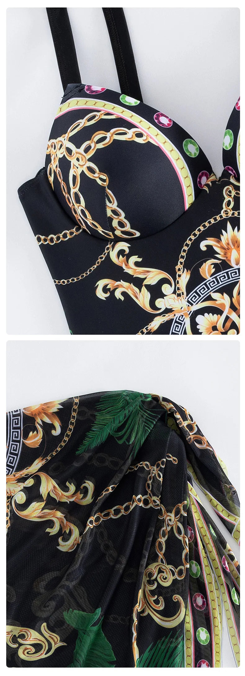 Luxury Underwire Monokini & Cover-Up