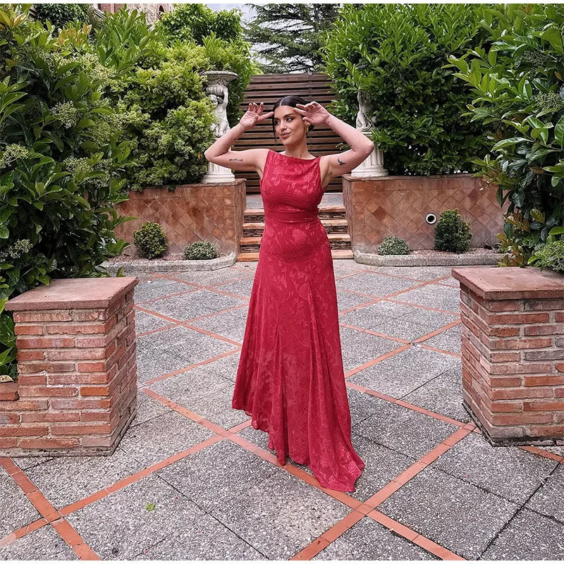 Lace Envy Backless Party Dress
