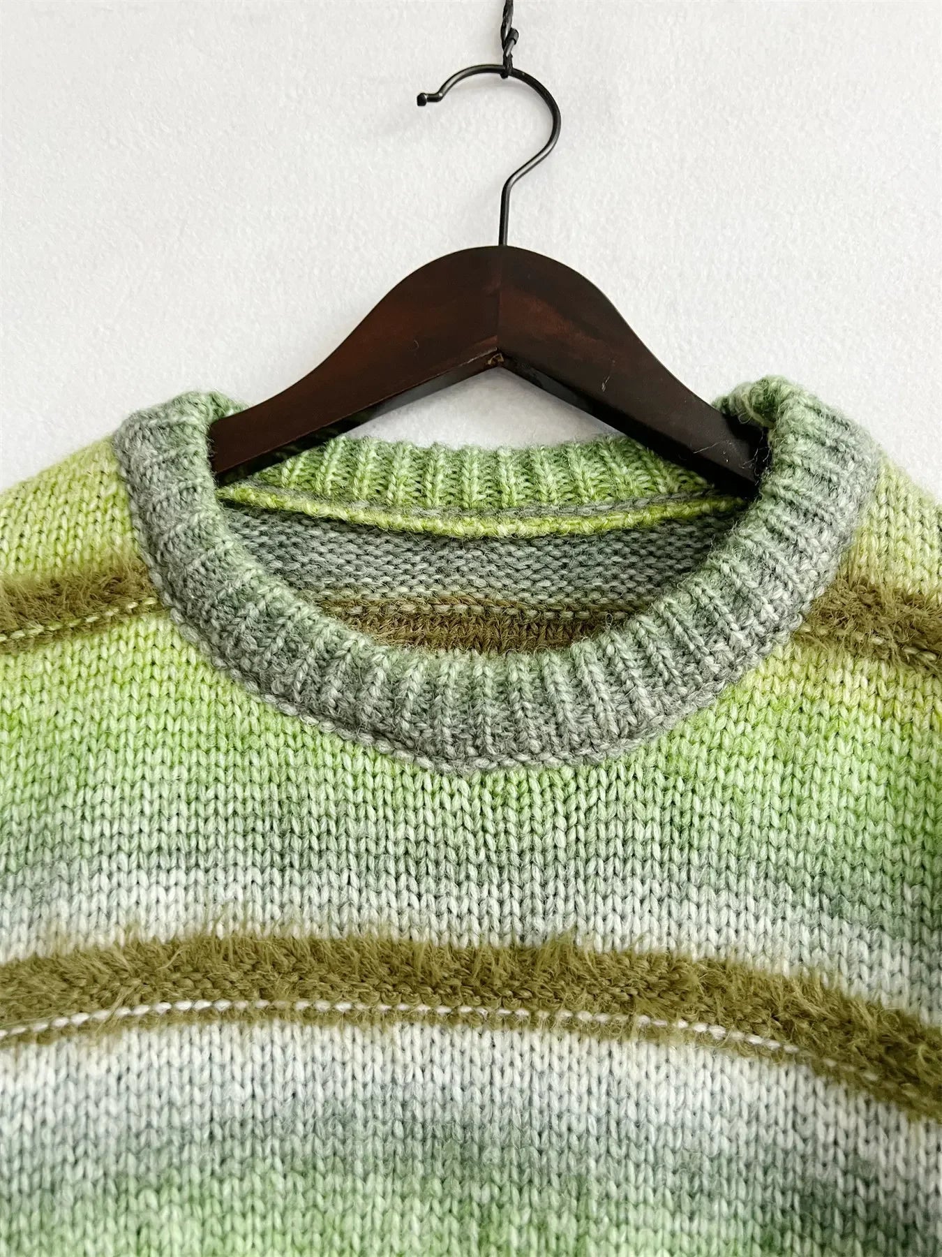 Cozy Gradient Stripe Knit Sweater