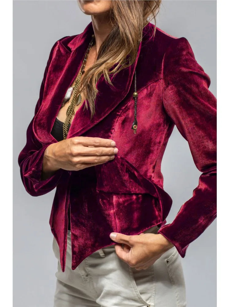 Canary Charm Slim Fit Blazer Rich Allure