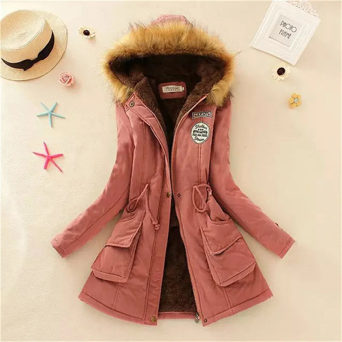Fleece Lined Puffer Parka Rich Allure
