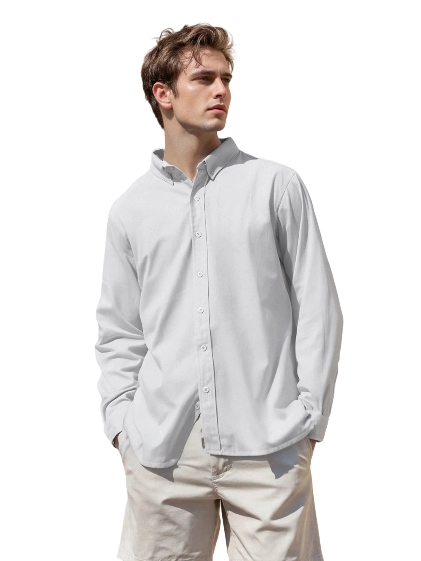 ModCore Classic Button Collar Shirt Rich Allure