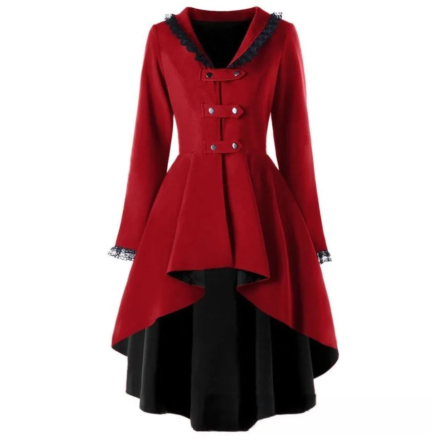 Shadow Flair Lace Trench Coat