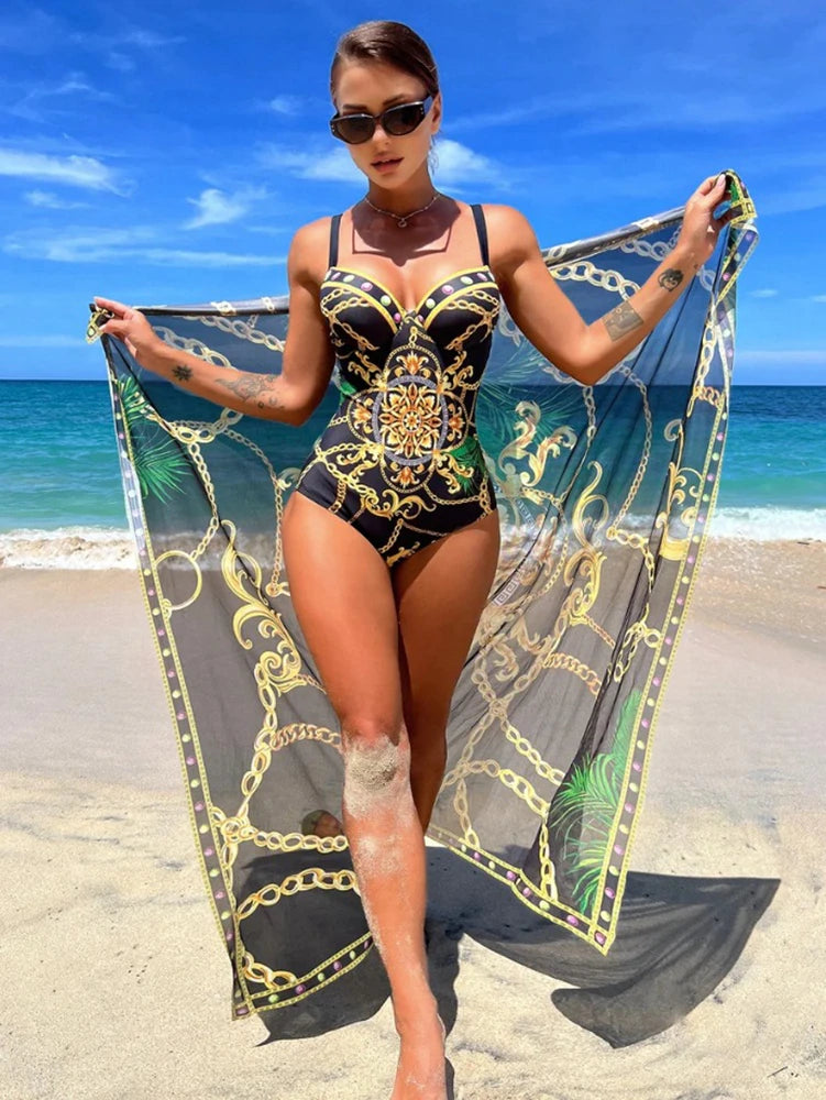 Luxury Underwire Monokini & Cover-Up