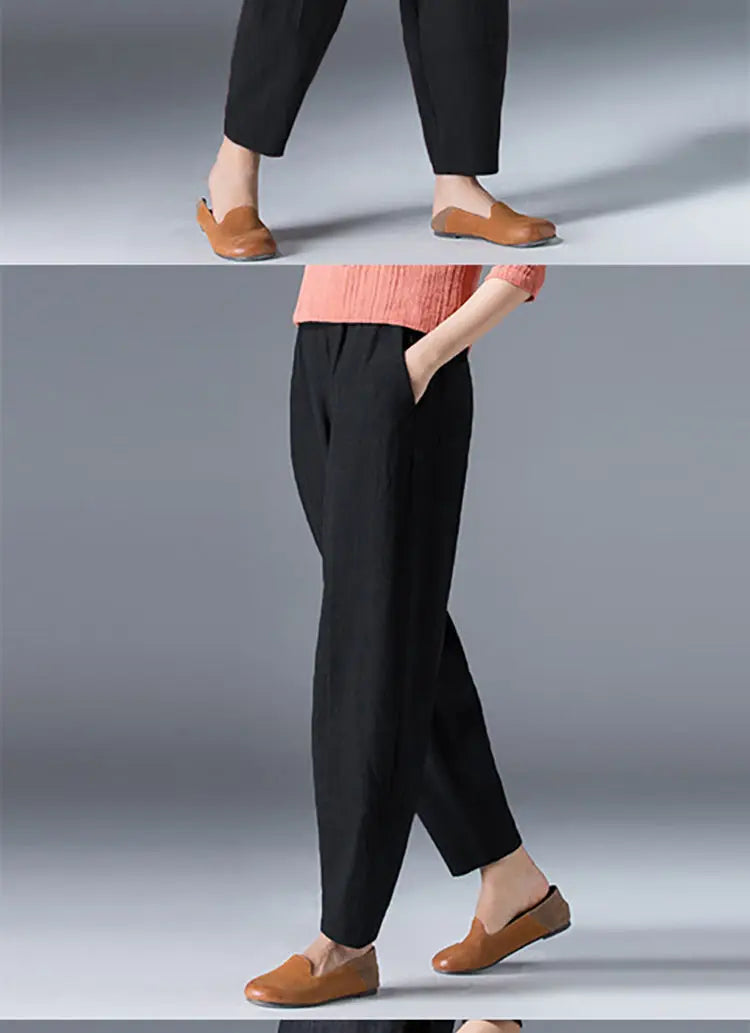 Breezy Ease Cotton Harem Pants
