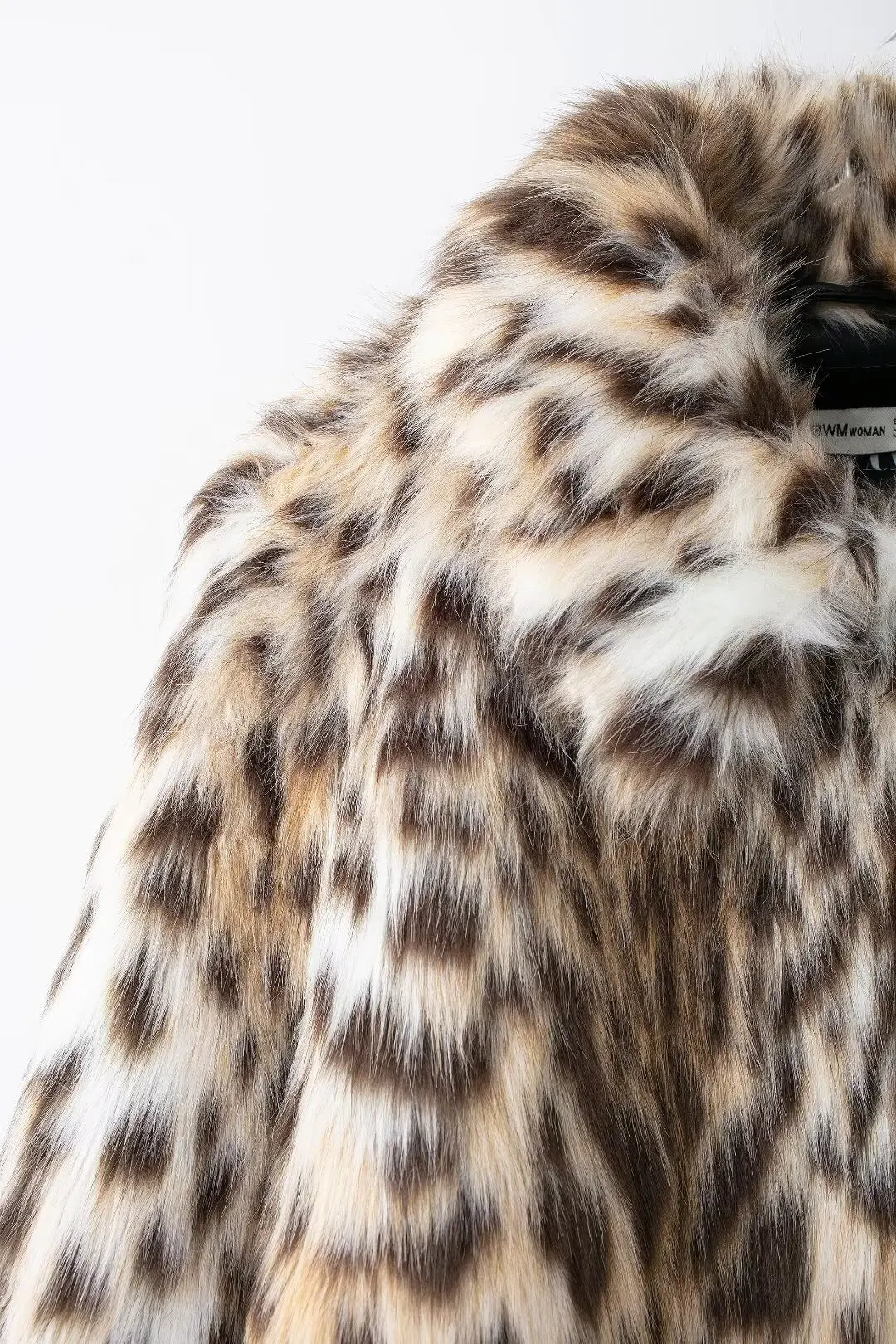 Lapel Luxe Leopard Faux Fur Coat