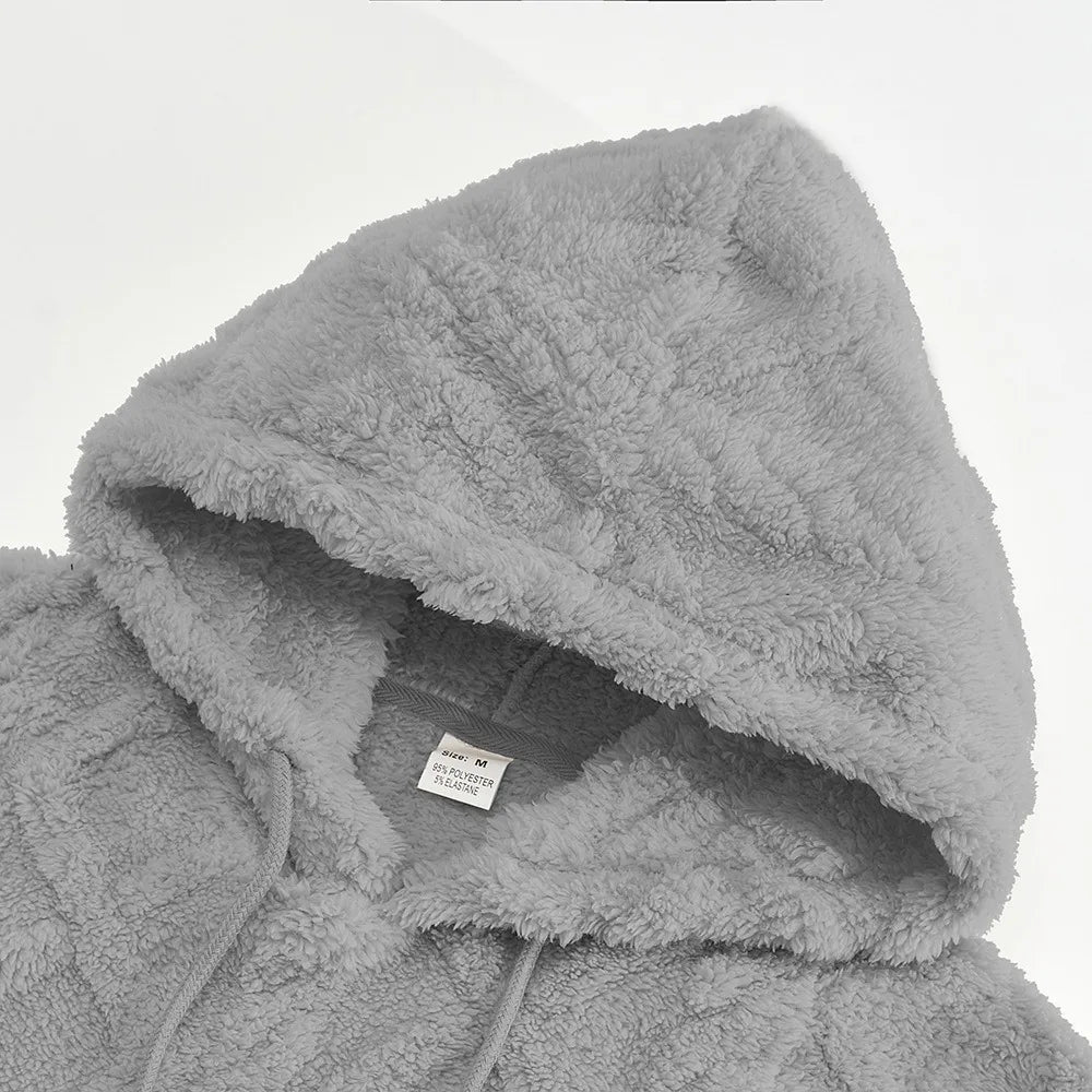 Shadow Weave Luxe Dual Velvet Hoodie
