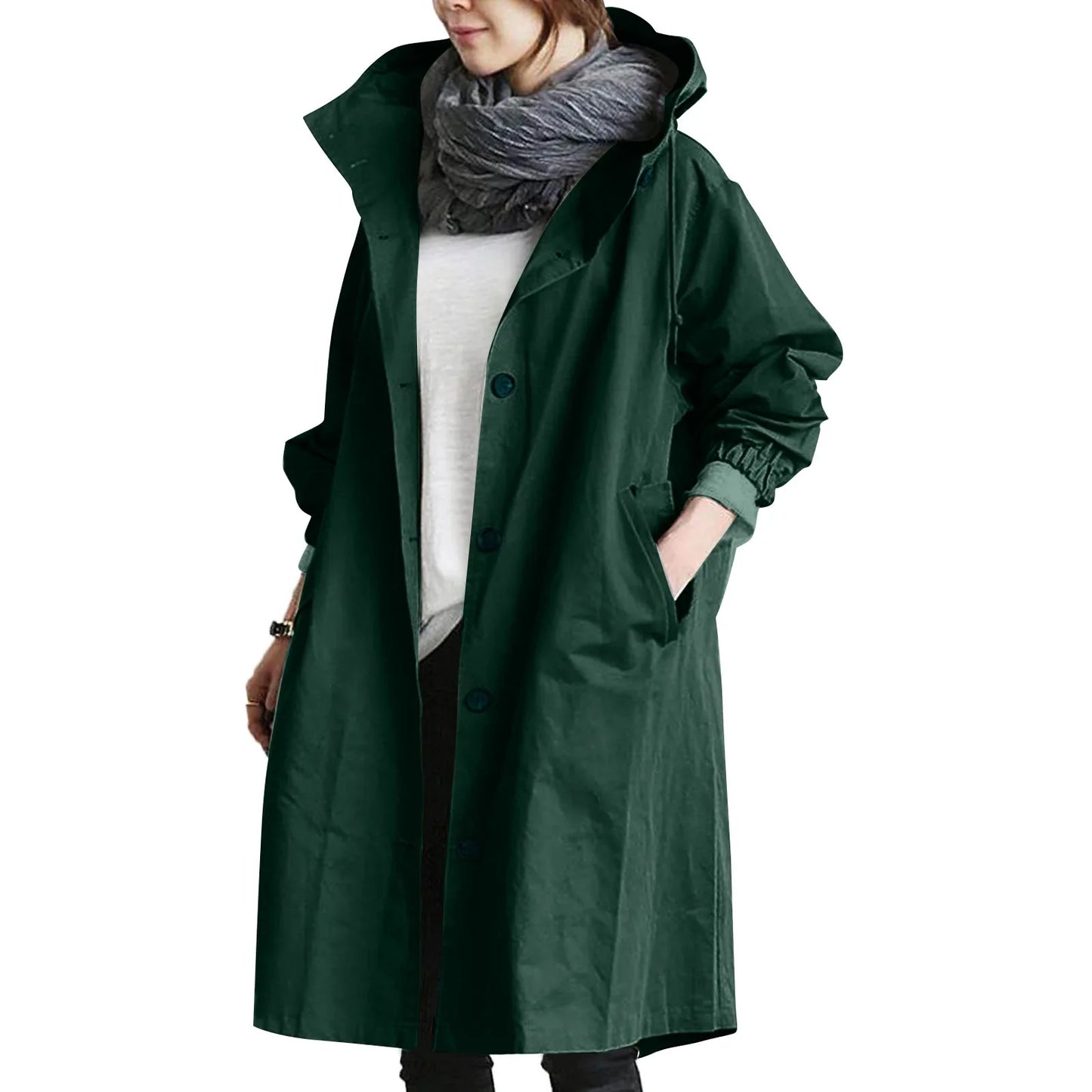 Waist Belted Trench Coat