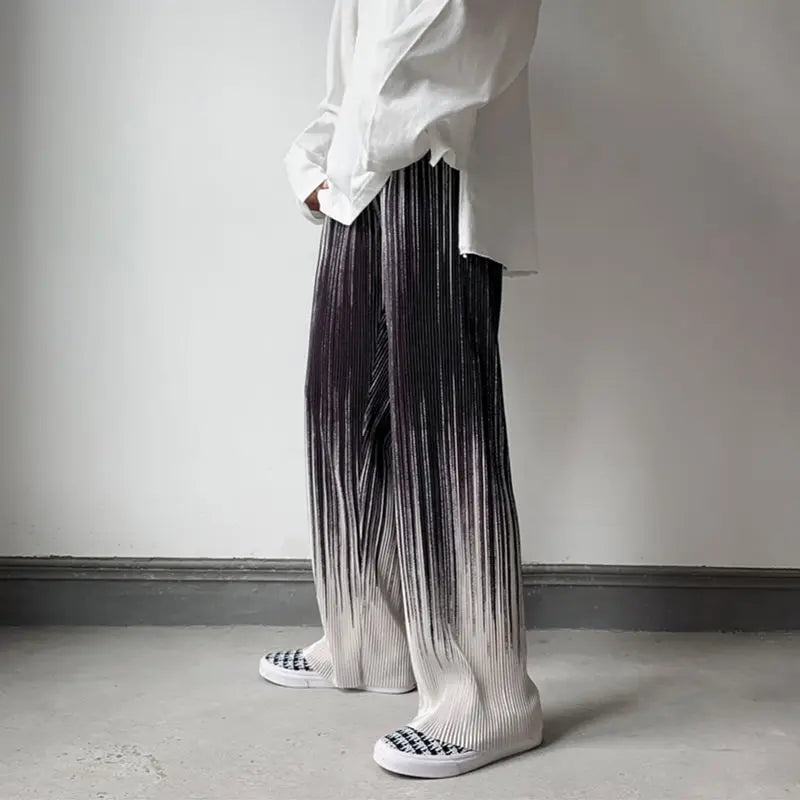 Silken Flow Harajuku Wide Leg Pants