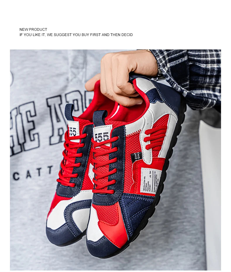 Breathable Designer Men's Sneakers