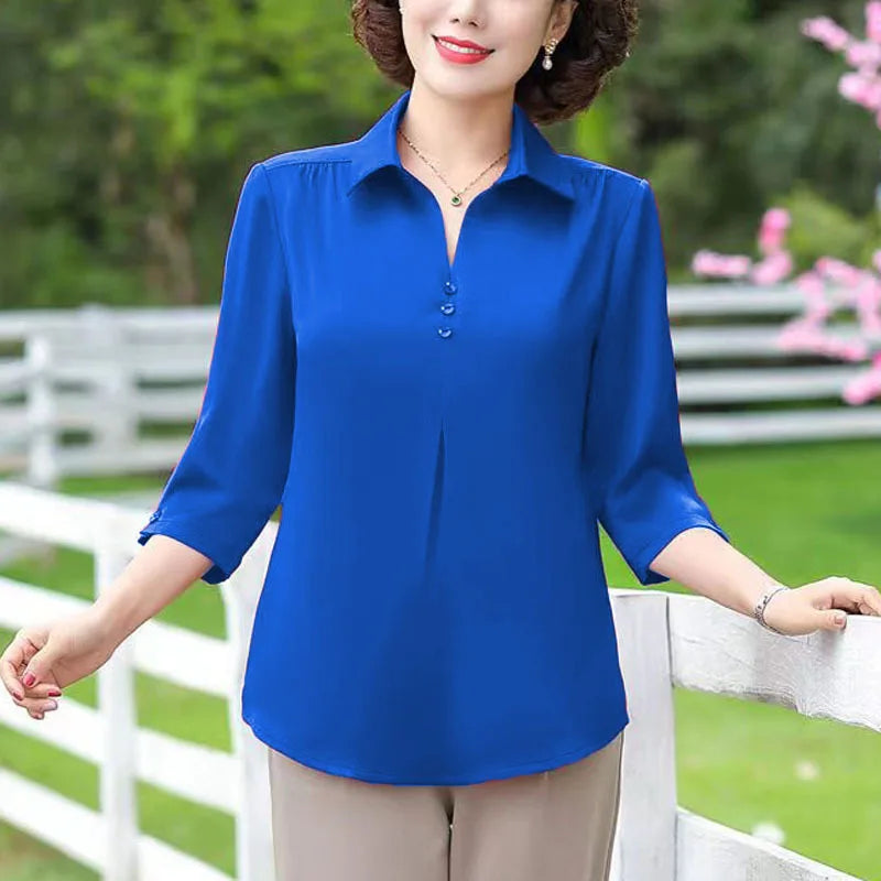 Breeze Soft Half Sleeve Blouse