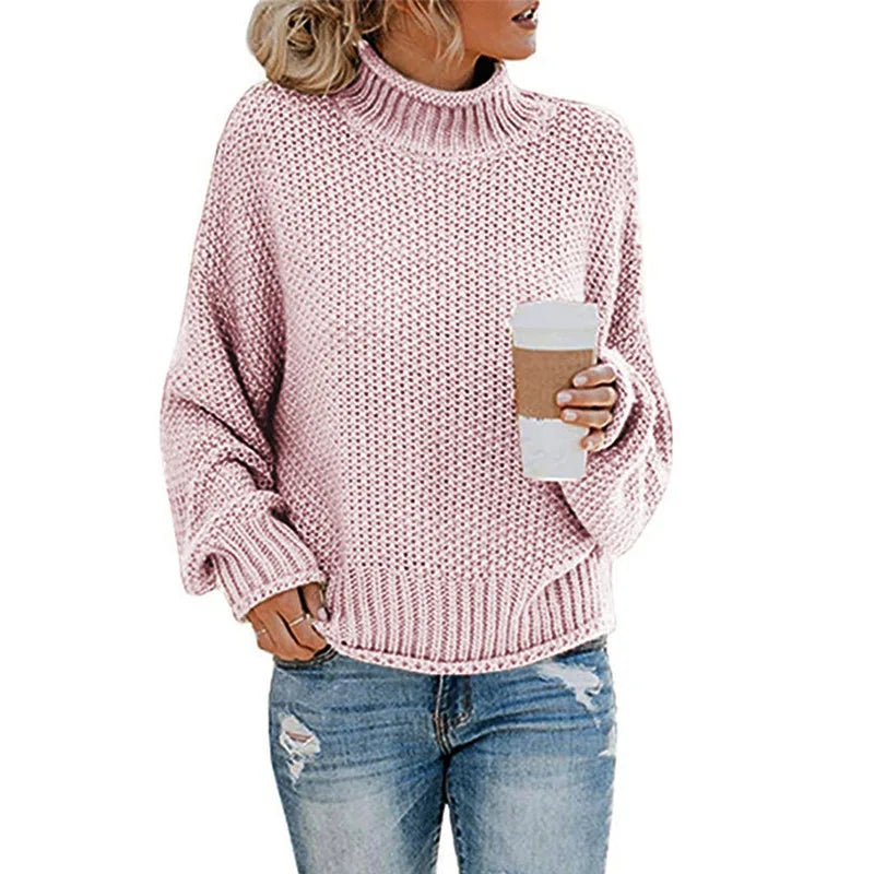 Snug Aura Turtleneck Knit Sweater