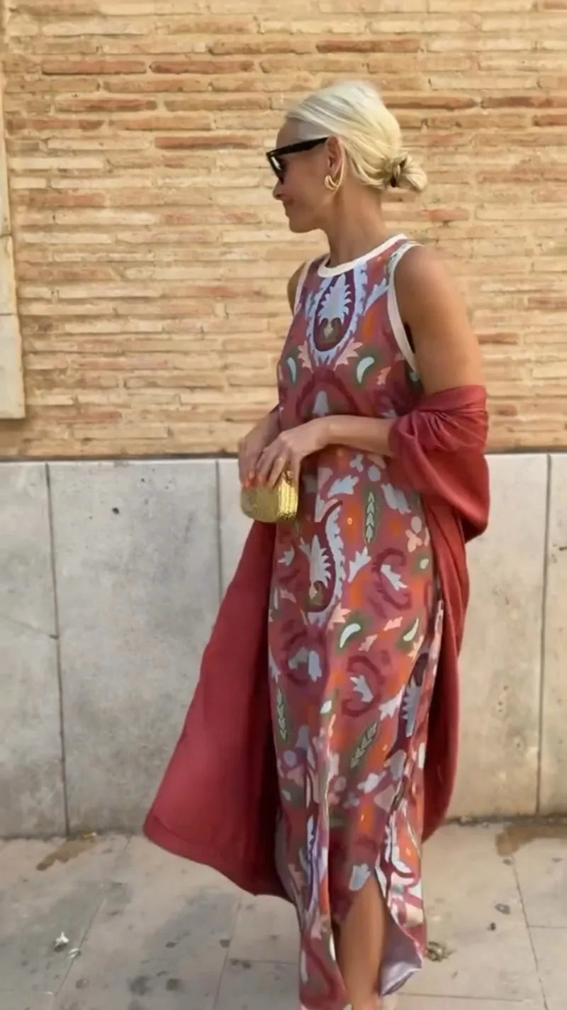 Boho Elegance Two-Piece Dress Set